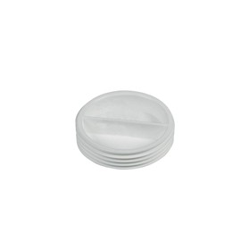DEKAROX Siphon Sealing Plug 1 1/2 Inch Male Thread 46 x 46 x 10 mm High-Quality Plastic White Colour Stable Fit