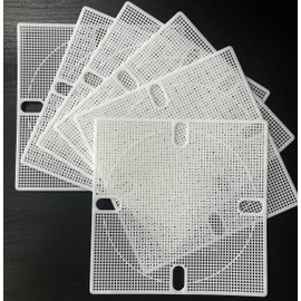 Rolling Fun 6-Pack Rice Paper Rolling Tray R22 Square Design - Vietnamese Cuisine Tool