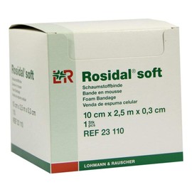 ROSIDAL Soft Bandage 10 x 0.3 cm x 2.5 m Pack of 1