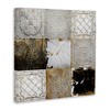 Stupell Industries Antique Ceiling Tile Collage Vintage Glam Abstract Patterns,