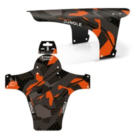 RideGuard PF1 Fenders fit All MTB Suspension Forks with Front Facing Fork Braces. The PF2 Rear MTB Saddle fenders fit All Standard Saddle Rails.