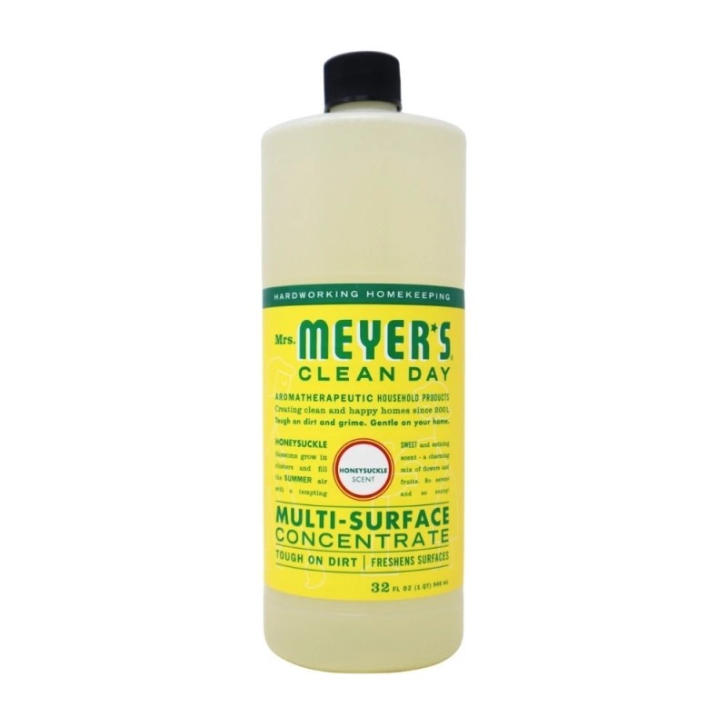 2x Mrs. Meyers Clean Day Multi-Surface Concentrate Cleaner, Honeysuckle, 32
