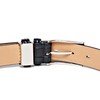 COXSWAIN CW20203-19 Men's Genuine Leather Belt, Black, Crocodile Pattern, 1.2