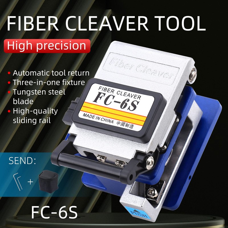 FTTH optical fiber tool kit with 36000 cutter FC-6S and