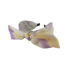 Wide Bow Alice Band Pastel Colours (Yellow)