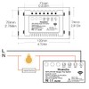 Interruptor inteligente MoesGo 2ª generación WiFi RF433 Smart Touch Wall