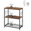 VASAGLE Bakers Rack, Kitchen Shelf, Kitchen Island, Microwave Oven Stand
