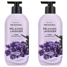 On the Body The Natural Body Lotion Relaxing Lavender Fragrance, 400ml, 2 Pieces / 온더바디 더내추럴 바디로션 릴렉싱 라벤더향, 400ml, 2개