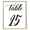 Darling souvenir Caligrafía 1-12 tarjetas números Recepción de boda decoración
