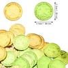NAUZE 50 Pcs St. Patrick's Day Gold & Green Coins,