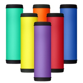 6 Pack Colorful Luggage Handle Wrap, Bright Color Comfort Soft Handle Covers Suitcase Identifiers Travel Essential Luggage Identifiers for Beach Bag Backpacks Traveling