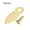 Sourcing Map 100Pcs Picture Frame Backing Hardware Clips with Screws