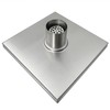 Neodrain 8-Inch Square Shower Drain with Removable Quadrato Pattern Grate,