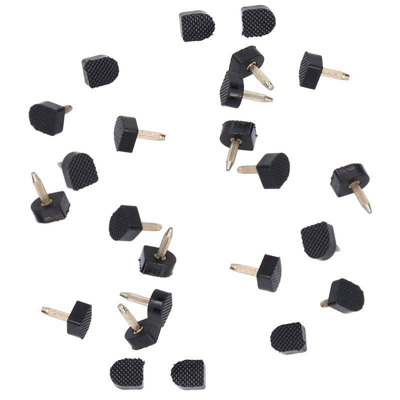 120Pcs High Heel Tip Caps TPU Polyurethane Iron Shoes Repairing