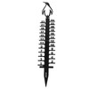 24 Inch Snow Gauge Outdoor Iron Art Decorative Snowfall Measuring
