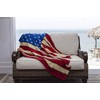 Erazor Bits Patriotic Fleece Blanket Throw Blanket - America Flag