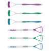 Tongue Cleaner Plackers Micro Tongue Cleaner 2 Pack, Assorted Colors