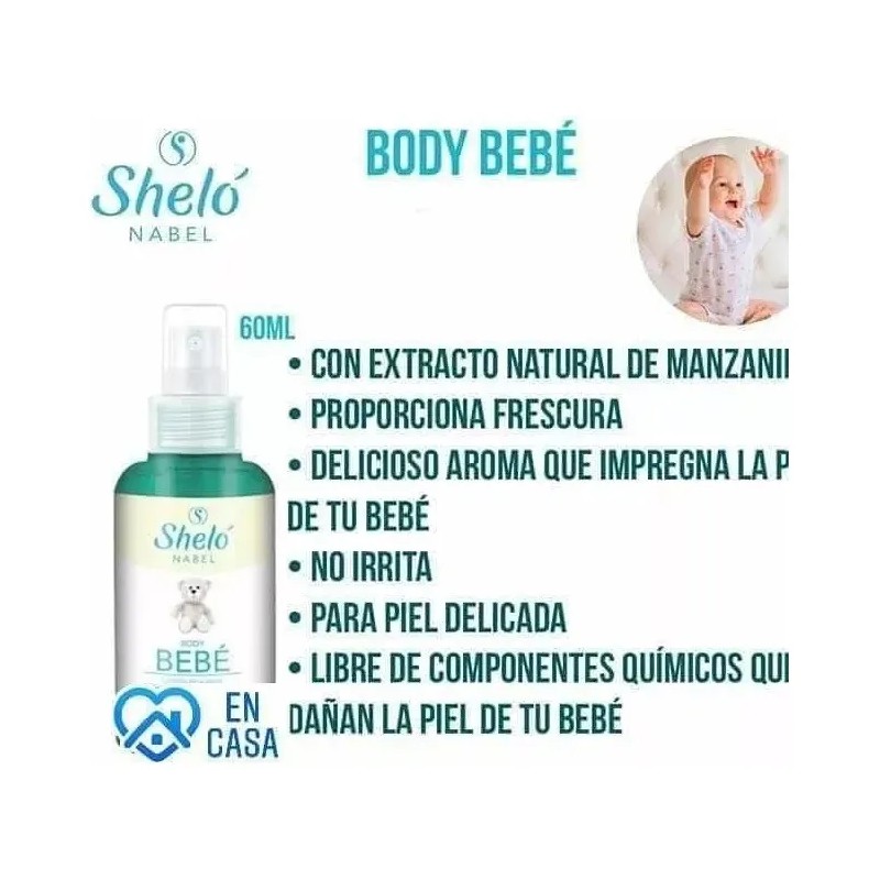 Kit Cuidado Del Bebé/ Shampoo, Aceite, Body, Talco & Crema