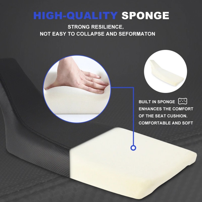 xitomer Motorcycle Lower Seat Cover And Foam Sponge Kit Fit