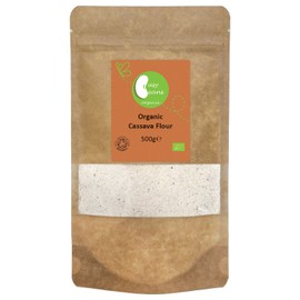 Organic Cassava Flour - Certified Organic- by Busy Beans Organic (500g)