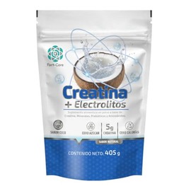 Fort Core - Creatina + Electrolitos sabor Coco - Suplemento Alimenticio - 405 g