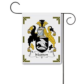 Madden Coat of Arms/Madden Family Crest 11 X 15 Garden Flag – Made in the U.S.A.