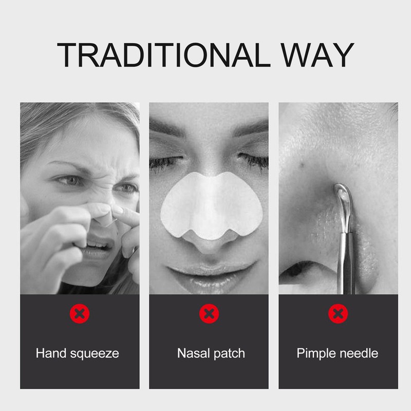 Electric Blackhead Remover USB Rechargeable Hot Compress LED Screen 5