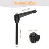 sourcing map M8 x 80mm Adjustable Knobs Handle Male Thread