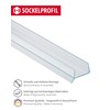 Gedotec Plinth Profile Plinth Trim Profile for 18 and 19
