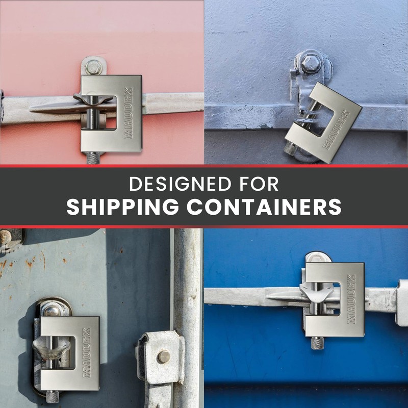 Maudex® MDP/90 [10 Keys] Container Padlock Heavy Duty Outdoor -