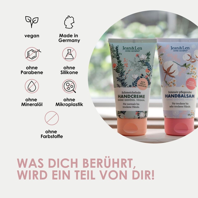 Jean & Len Hand Balm Cotton & Shea Butter, Hand