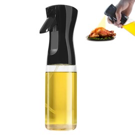 Eupneicu Oil Sprayer [200ml], Oil Sprayer, Kitchen Vaporizer, Air Fryer Oil Sprayer, Salad, Grill, Kitchen Accessories [Black]