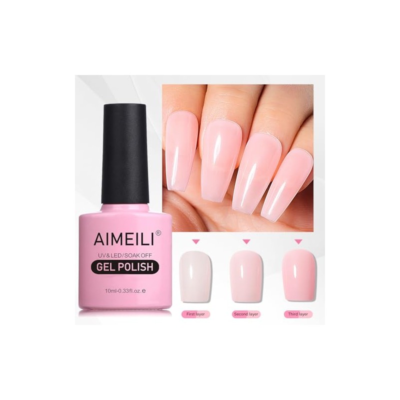 AIMEILI Esmalte De Uñas Soak Off UV LED Uñas De