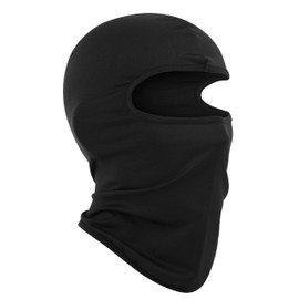 Kids Balaclava Cycling-Mask - Boys-Girls Sun-Protection Windproof Full Face Covering Breathable Caps for All Season Black