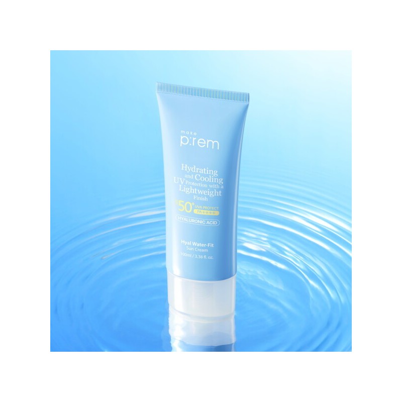 Makeprem 메이크프렘 히알 워터핏 선크림 100ml GIFT(랜덤)선크림 10ml+랜덤샤셰2매 Makeprem Hyal