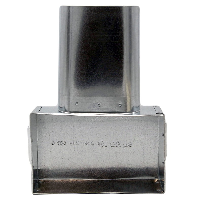 HVAC Premium Double Oval Stack Head 7" Throat Duct Fitting