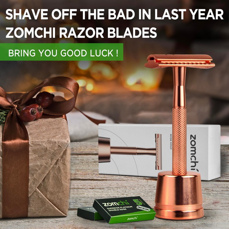 ZOMCHI Single Blade Razors for Women – Reusable Ladies Razor