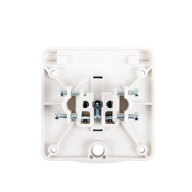 Awning Socket 220 V White 9 x 9 with Lid