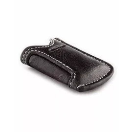 Black Leather Case Pouch For S.T. Dupont Minijet Lighter, New In Box