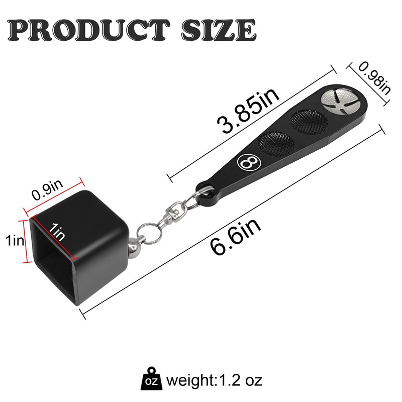 MoyanSuper Portable Pool Cue Chalk Holder,Chalk Holder for Billiards,Essential Billiards