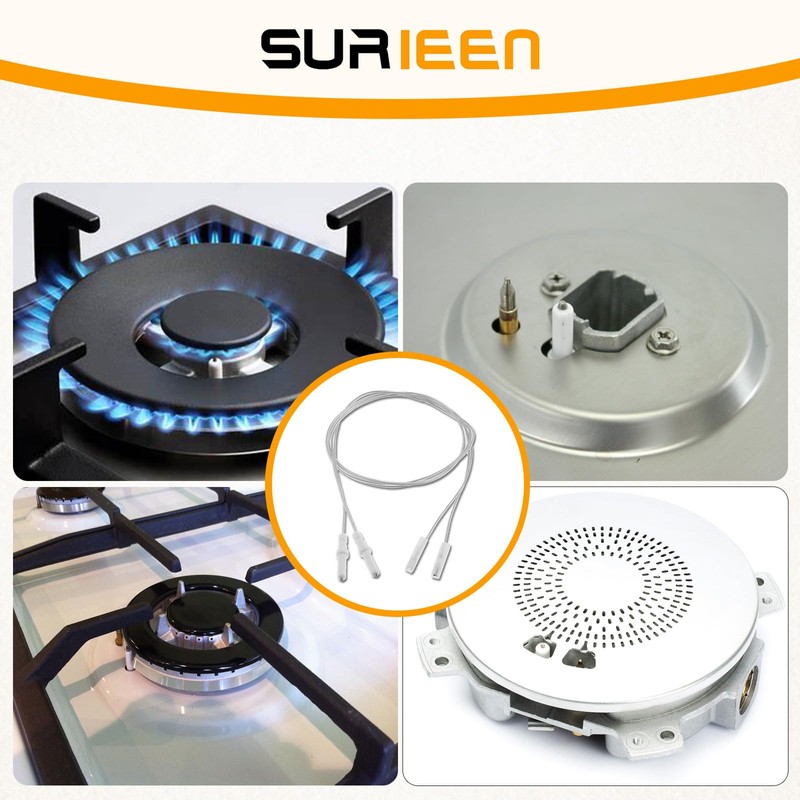 SURIEEN Gas Hob Cooker Ignition Electrode Spark Plug 900 mm