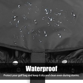 MiOYOOW Golf Bag Rain Cover, Waterproof Golf Rain Hood Golf Rainproof Cover for Golf Enthusiast