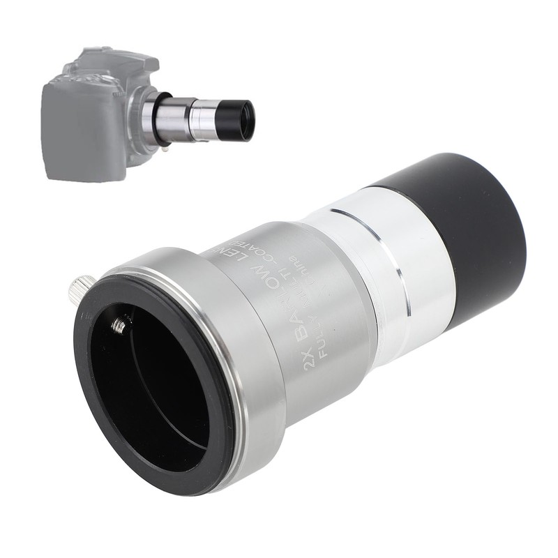 2X Barlow Lens 1.25 Inch Multi Coated Optical Glass Astronomical