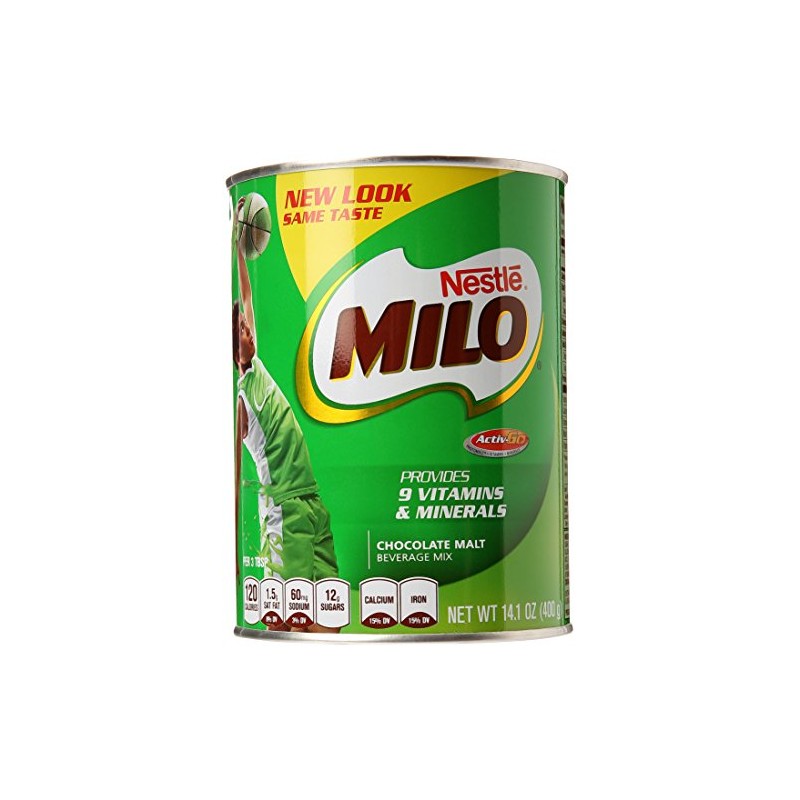 Nestle Milo Malt Beverage Mix, Chocolate, 14.1 -Ounce