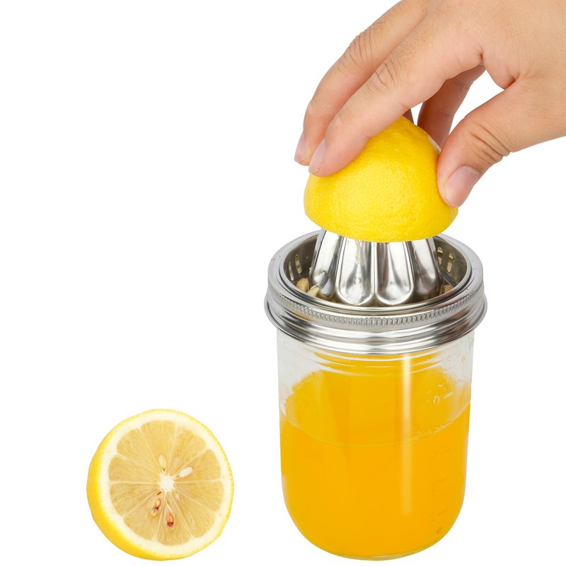 QSYZAIL 2 Pcs Juicer Lid for Mason Jar 3.38 inch
