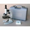 AmScope M60C-ABS-PS25-WM Beginner Microscope Kit, Mirror Illumination, WF10x and WF20x