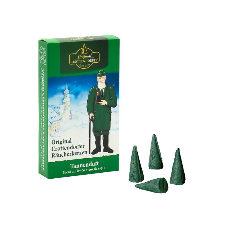 Crottendorfer Räucherkerzen Christmas Set of 5 – Fir, Forest Moss,
