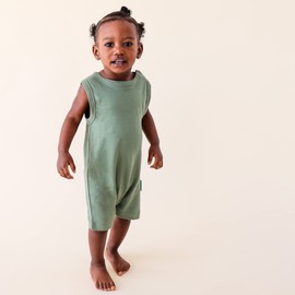 PARADE Organic Tank Rompers - Essentials Camper Green 2T