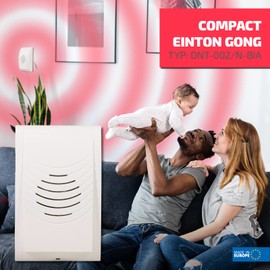 zaMel DNT-002/N x Compact Bell 8 V, White