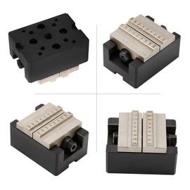 8-55mm Clamping Vise Precision Milling Vice Bench Clamp Wire CNC Self-centering Vise Electrode Fixture Machining Mechanical Parts Processing Tool